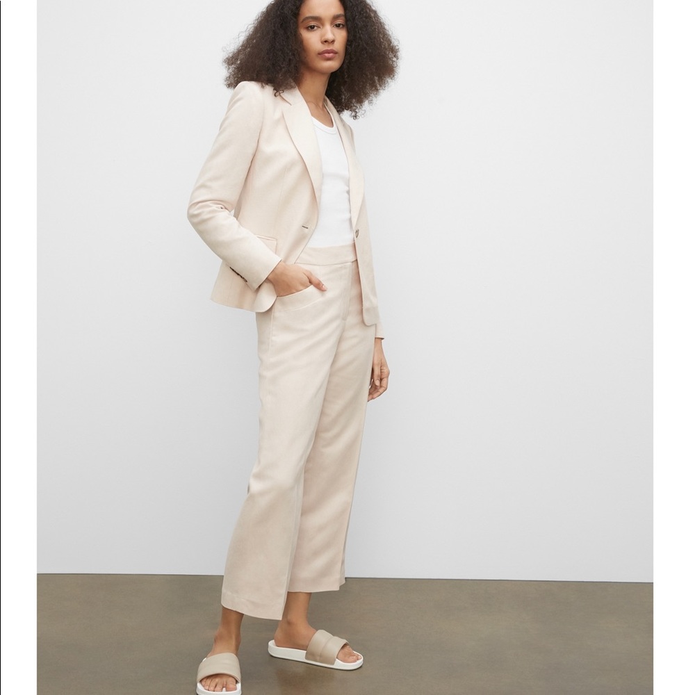 Club Monaco high waisted linen trousers NWT 00P